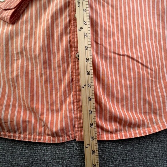 Tommy Bahama Button Up Shirt Men’s Striped Orange White Island Modern Fit XL - Picture 4 of 10